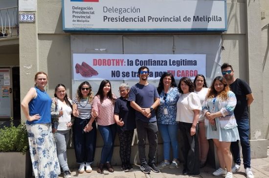 Asociación de Funcionarios de Delegación Provincial de Melipilla se adhieren a reclamos nacionales contra la reciente decisión de la Contralora Dorothy Pérez